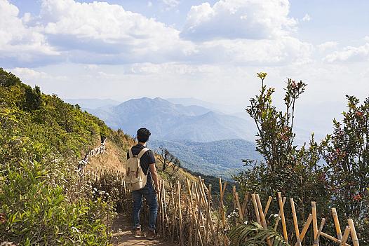 hiker-with-mountain-panorama